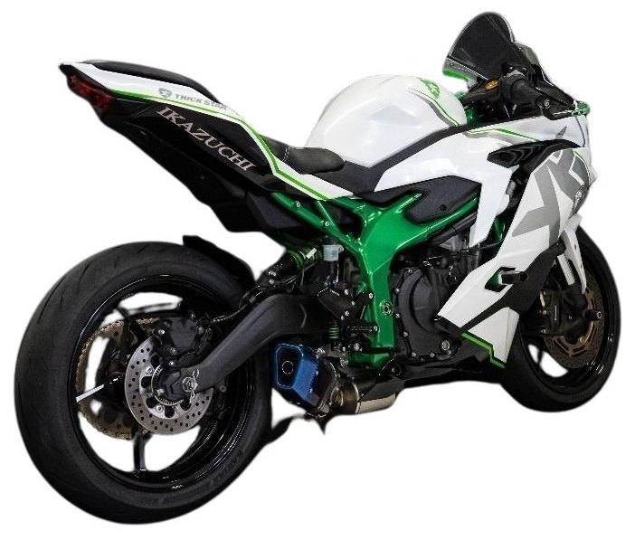 TRICK STAR 政府認証ダウンフルエキゾーストマフラー IKAZUCHI（Ninja ZX-25R 21-22/2BK-ZX250E）JFT-034-L8YTの商品画像