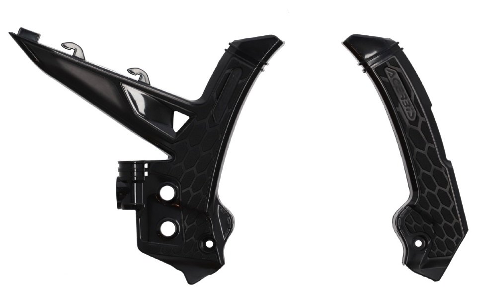 ACERBIS Acerbis X-GRIP рама протектор цвет : черный | черный EC125 EC250 EC300 EC-F 250 350 450 500 EX250 EX300 EX-F MC125 MC250 MC-F