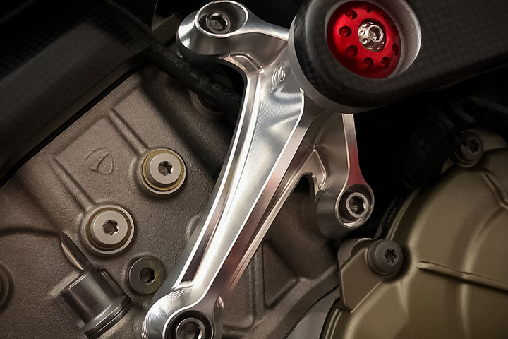 MOTO CORSE Moto Corse CNC billet двигатель поддержка держатель RH for Ducati Panigale V4 | V4S V4R Streetfighter цвет : голубой PANIGALE подрамник 