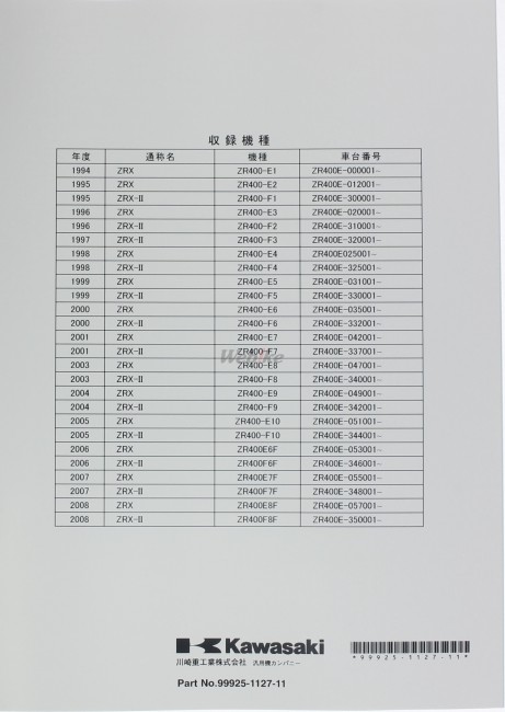 Kawasaki Kawasaki руководство по обслуживанию ( основы версия ) [ мир документ ] ZRX400 KAWASAKI DVD* литература * каталог 