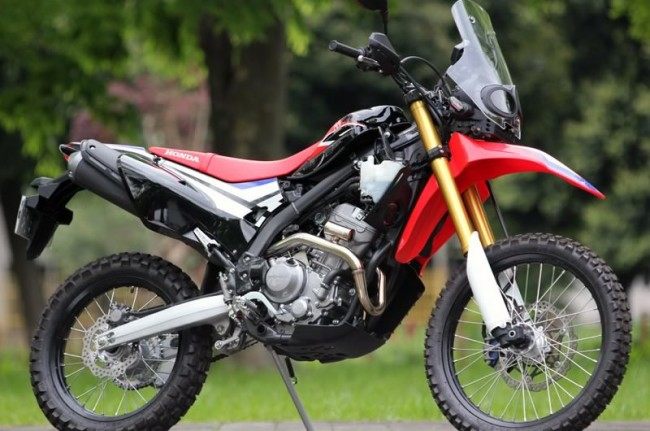 SP Tadao специальный детали Tadao POWER BOX ( энергия box ) выхлопная труба CRF250 RALLY HONDA Honda muffler 