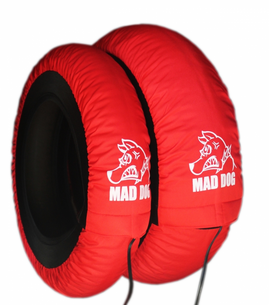 MAD DOG mud dog tire warmer 17 -inch F120/ R180-200 color : red 