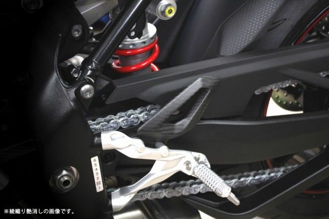 SPEEDRA скорость la каблук plate карбоновый specification : простая ткань блестящий S1000RR BMW heel guard подножка подвеска 