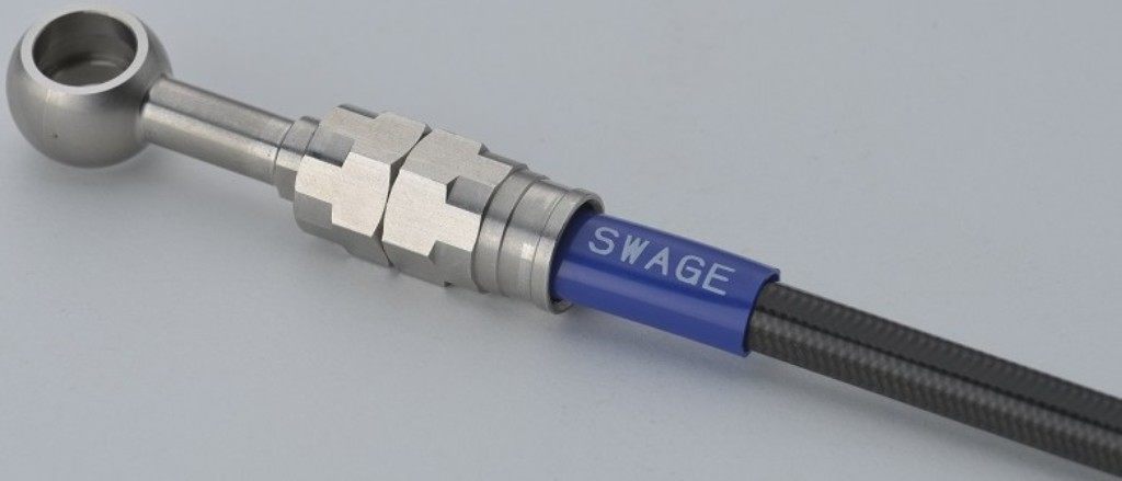 SWAGE-LINE Swage-Line Pro марка машины другой тормоз шланг комплект фитинг цвет : нержавеющая сталь / сигнал скалярный : черный затонированный покрытие ZEPHYR1100
