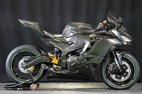 A-TECHe- Tec frame heat guard type : twill dry carbon (DC)| clear painted ZX-25R KAWASAKI Kawasaki 