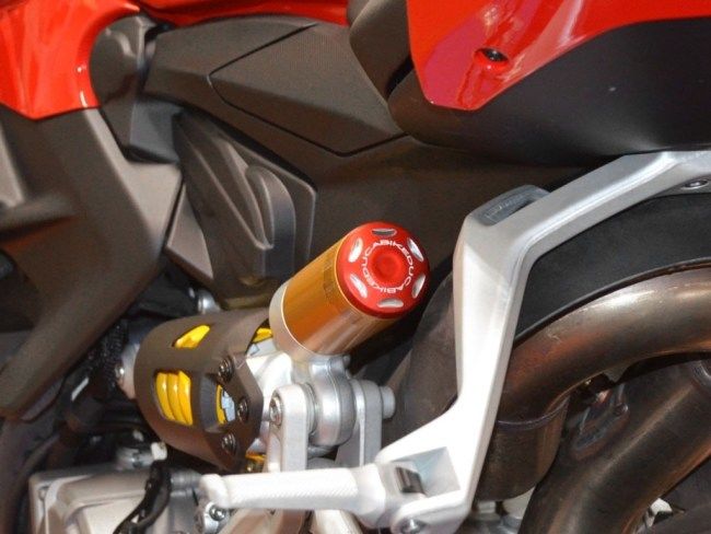 DUCABIKE (DBK)duka bike (ti- Be ke-) suspension reservoir tank cover color : red 