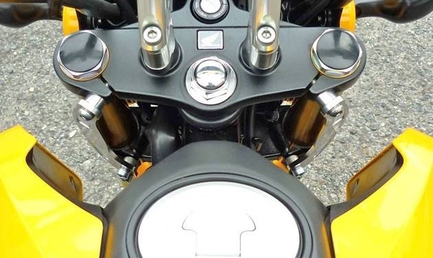 OUTEXau Tec s вынос руля стабилизатор цвет : красный GROM MSX125 HONDA Honda подвеска подвеска 