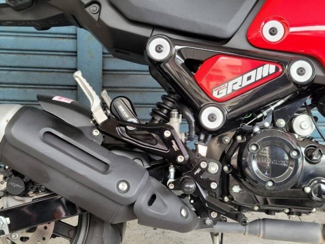 RSV racinga-ruesbi рейсинг Rearset adjustable Msx125-21 Grom Color:Black MSX125 GROM HONDA Honda HONDA Honda 