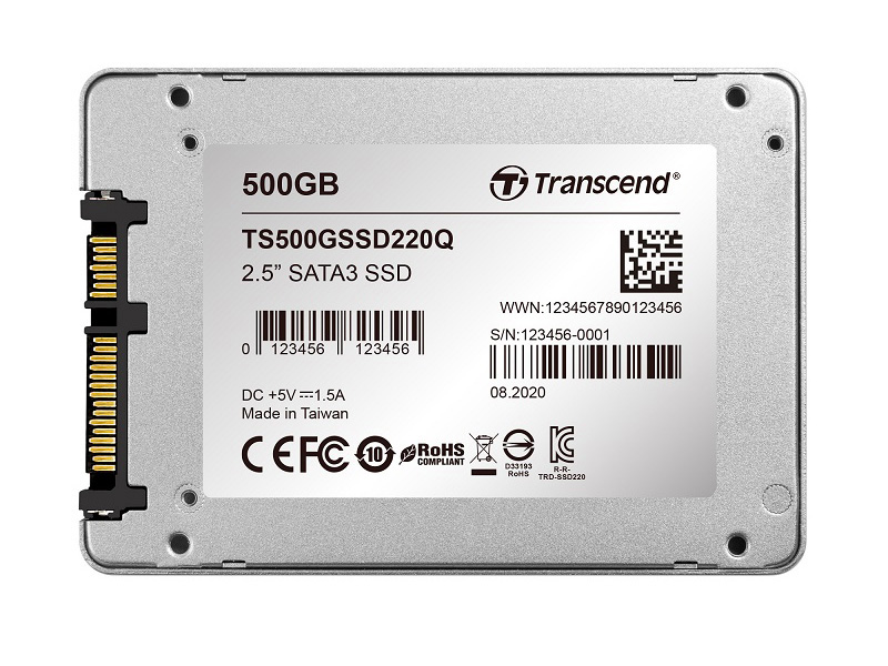 Transcend TS2TSSD220Q ［Transcend SSD220Q 2.5インチ 7mm SATA 2TB