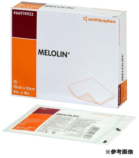 メロリン 非固着性ドレッシング 5×5（滅菌済み、25枚/箱、5cm×5cm）66974932の商品画像