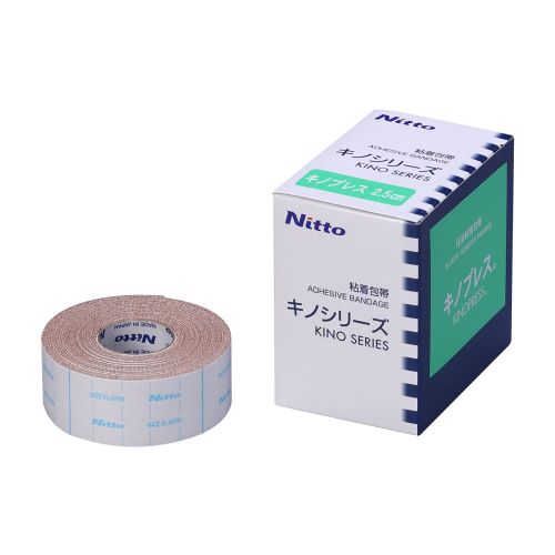 キノプレス 圧迫粘着包帯 B5502（2巻入り、2.5cm×5m）の商品画像