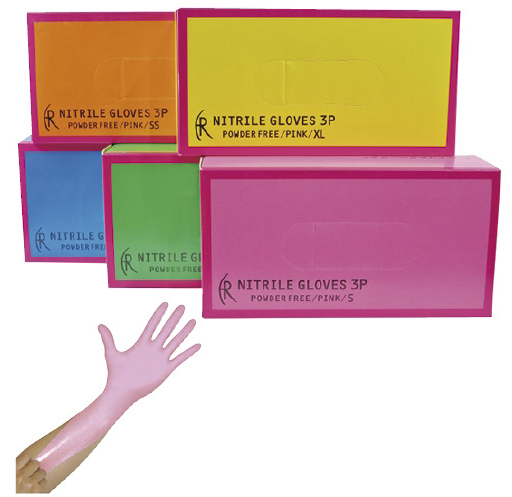 [ juridical person sama limitation / Manufacturers direct delivery goods /4 case / payment on delivery un- possible ] fur strait nitoliru glove 3P powder less pink SS~XL 1 box 200 sheets insertion ×10 box / case ×4 case 