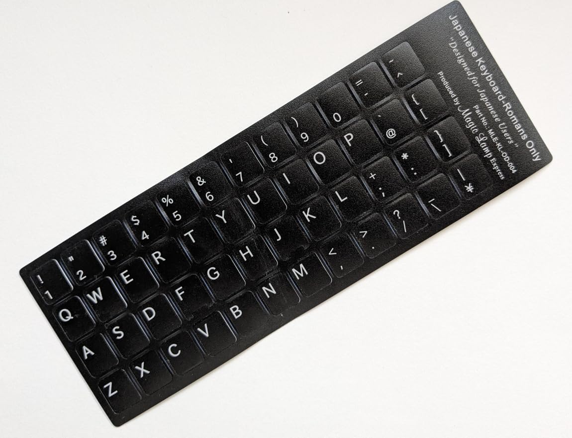  label Magic Japanese keyboard for label ( black ground ) [ romaji only type ] MLE-KL-JP-B2