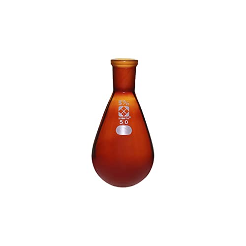  Shibata science common abrasion join eggplant shape flask 005270-1550/3-5919-03 15/25 tea .. color 50mL
