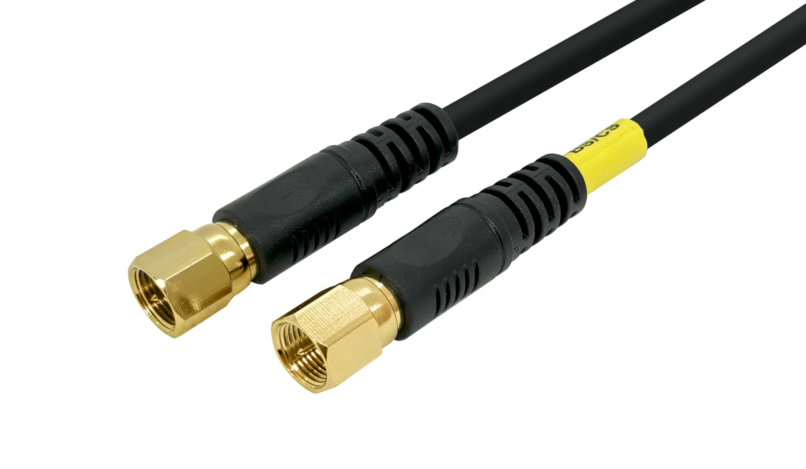  splitter antenna splitter 4C cable one body 0.2m gilding (4K8K / digital broadcasting /BS CS/CATV digital broadcasting correspondence ) black FF-48
