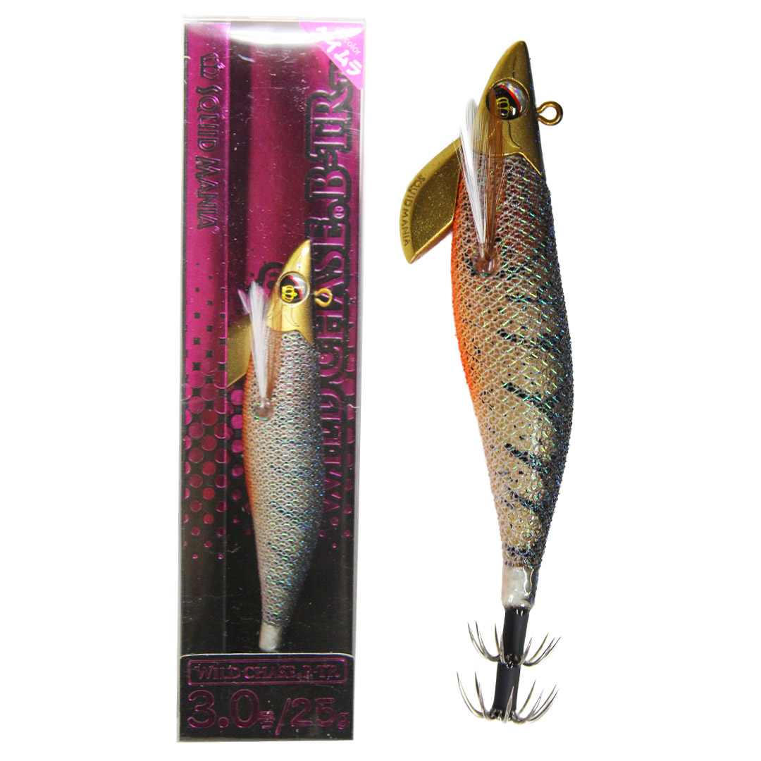 SQUID MANIA WILD CHASE B-TR 3.0号 #BT15 RG/REALヌマエビ（UV） エギ、餌木の商品画像
