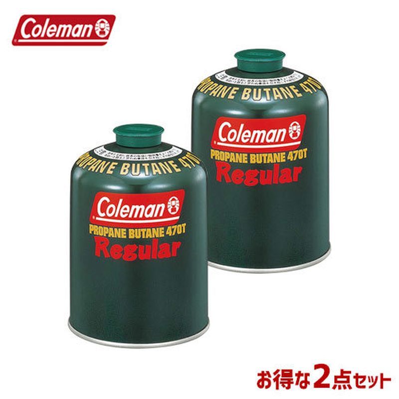 コールマン 純正LPガス燃料（470G）5103A470T0 2点セットの商品画像