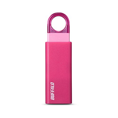 BUFFALO knock sliding USB3.1(Gen1) USB memory 32GB pink RUF3-KS32GA-PK