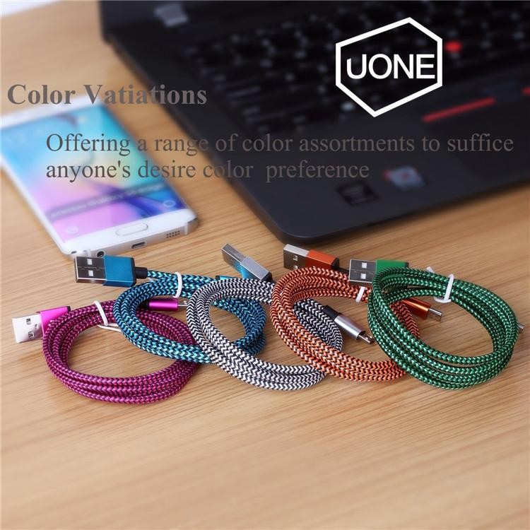 iPhone charge cable Type-C cable USB-A charge cable iPhone for MicroUSB for Type-C cable strengthen nylon made 3m 2m 1m A04