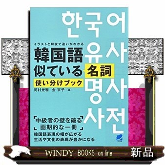 韓国語似ている名詞使い分けブック　イラストと解説で違いがわかる 河村光雅／著　金京子／著の商品画像