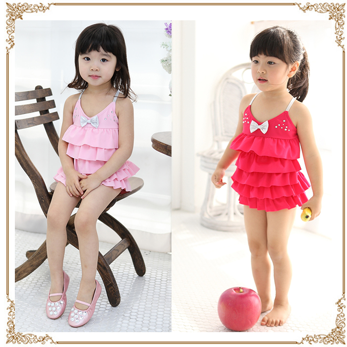  with translation child swimsuit free shipping baby Kids Junior girl girls cap attaching sea water . pool 90 100 110 120 returned goods exchange is not possible 