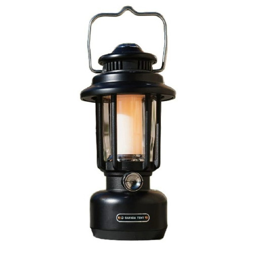 ( Sawada tent ) lantern & insecticide. 2in1mo ski to lantern ( black )