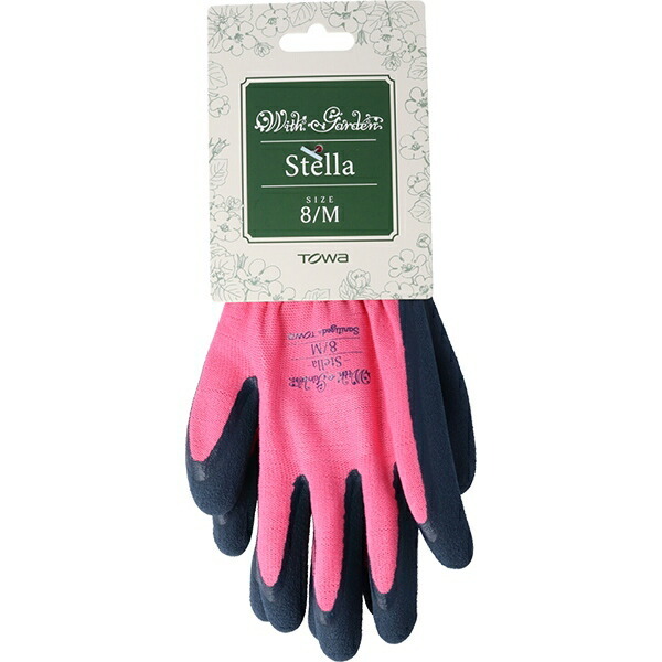 with garden Stella( Stella ) pink M size higashi peace corporation gloves M6