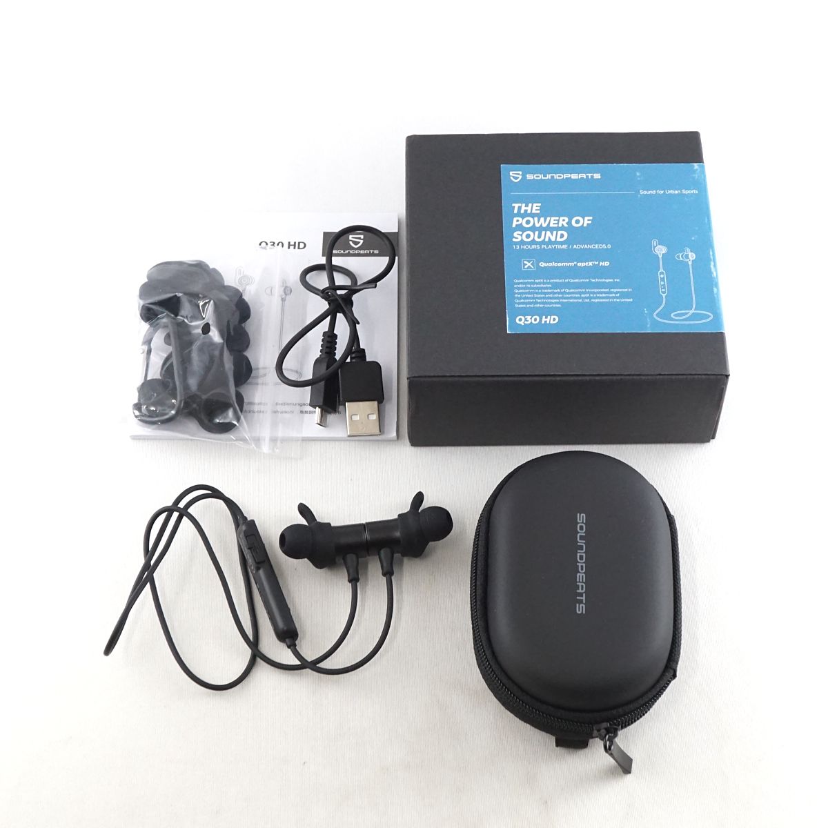 SOUNDPEATS SOUNDPEATS スポーツイヤホン Q30 HD イヤホン本体 - 最