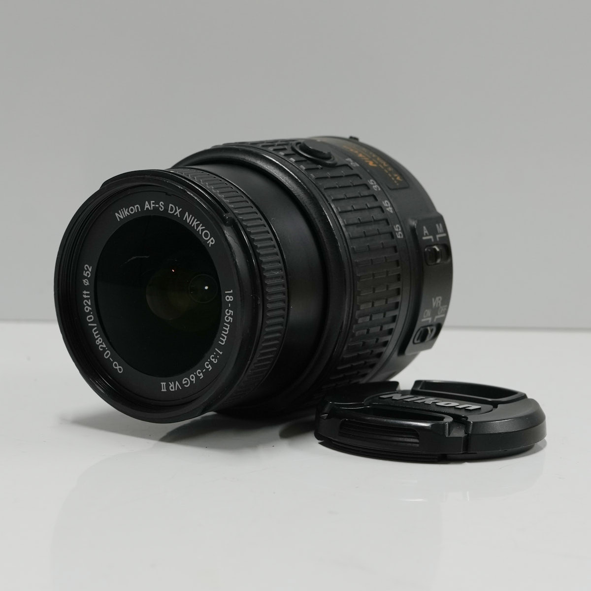 Nikon AF-P DX NIKKOR 18-55mm f/3.5-5.6G VR замена линзы USED прекрасный товар стандарт zoom линзы . туловище тип стабилизация изображения рабочий товар [ дефект иметь ] б/у CP8350