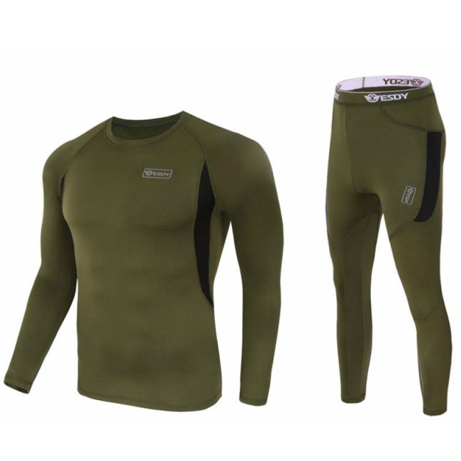  warm inner top and bottom set shirt pants protection against cold guarantee . sport outdoor free shipping 
