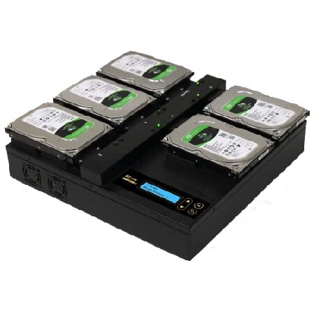 EZ DUPE 1~4 Flat bed SATA hard Drive duplicator - HD Cyclone 600 open platform 3.5 -inch 2.5 -inch HDD/SSD Claw na-ko