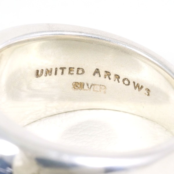  кольцо United Arrows серебряный кольцо 18 номер полная масса примерно 22.1g