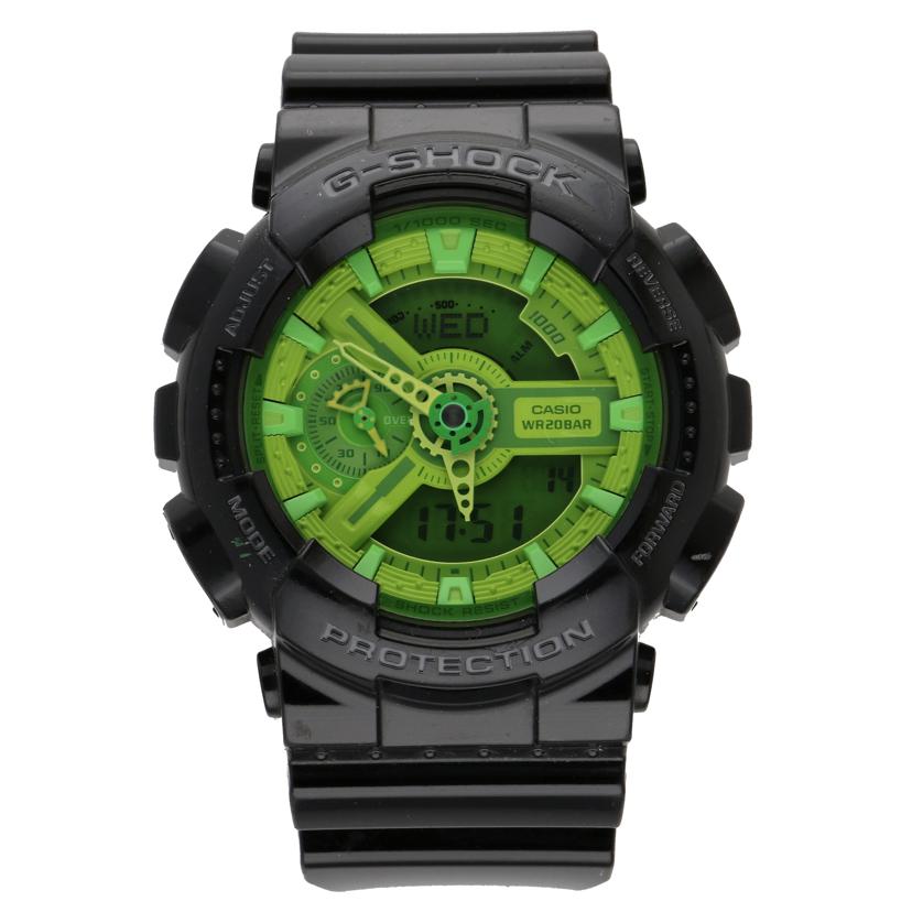 GA-110B G-SHOCK ジーショック アナデシ 黄緑｜Yahoo!フリマ（旧PayPay 