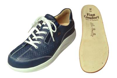 finncomfort fins comfort finnnamic fins Nami k2927 OZE tail . blue man and woman use pair. reverse side. pain . hallux valgus flatness pair correspondence shoes punching mesh 