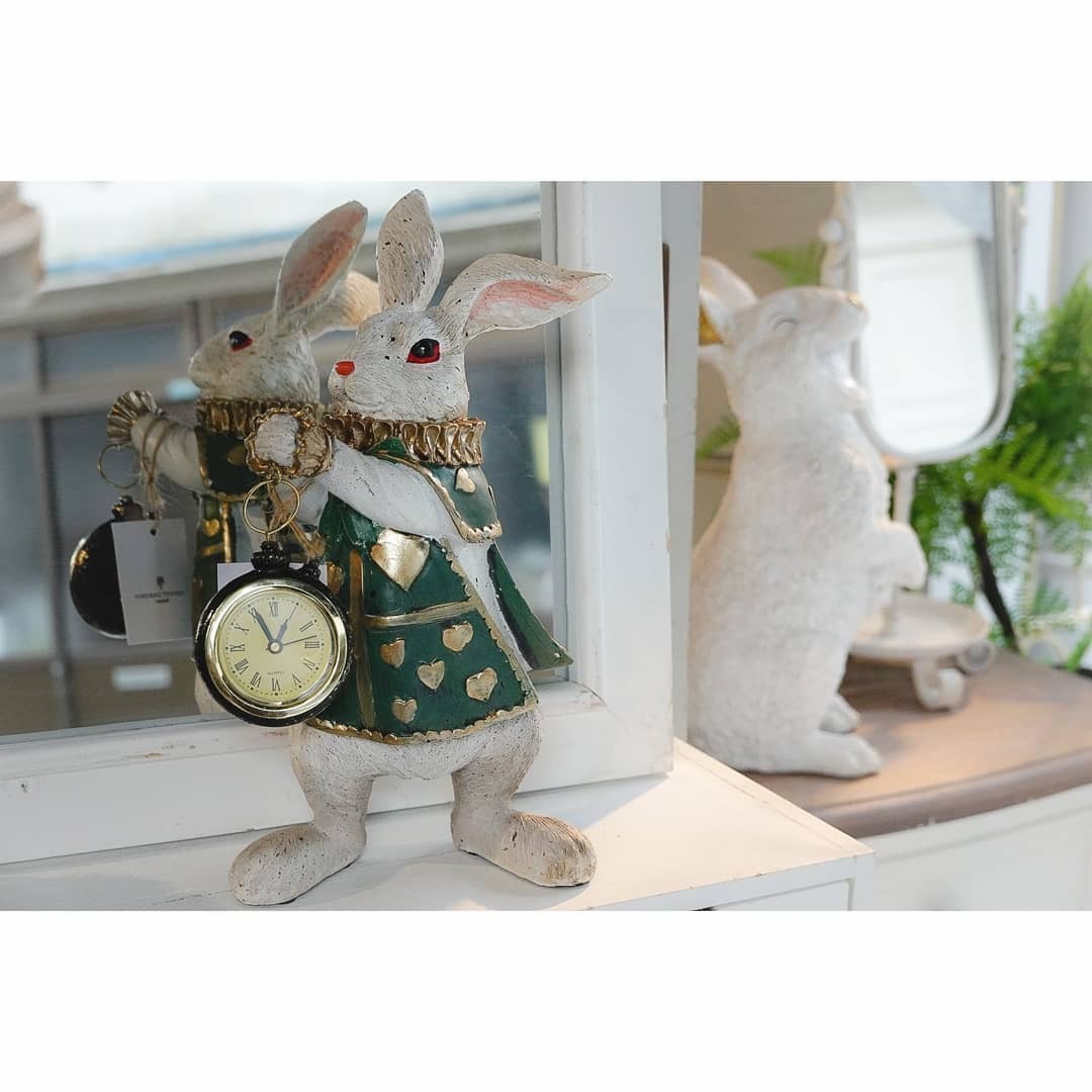 アリス ラビット アンティーク調 うさぎ ウサギ rabbit 兎 置物 アリス ラビット アンティーク調 うさぎ ウサギ rabbit 兎 置物