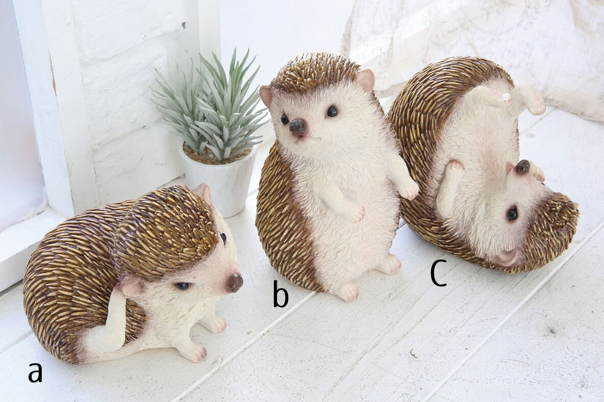 はりねずみ ハリネズミ Hedgehog ヘッジホッグ インテリア 置物 動物雑貨 アニマル雑貨 可愛い おしゃれ 北欧 代引可
