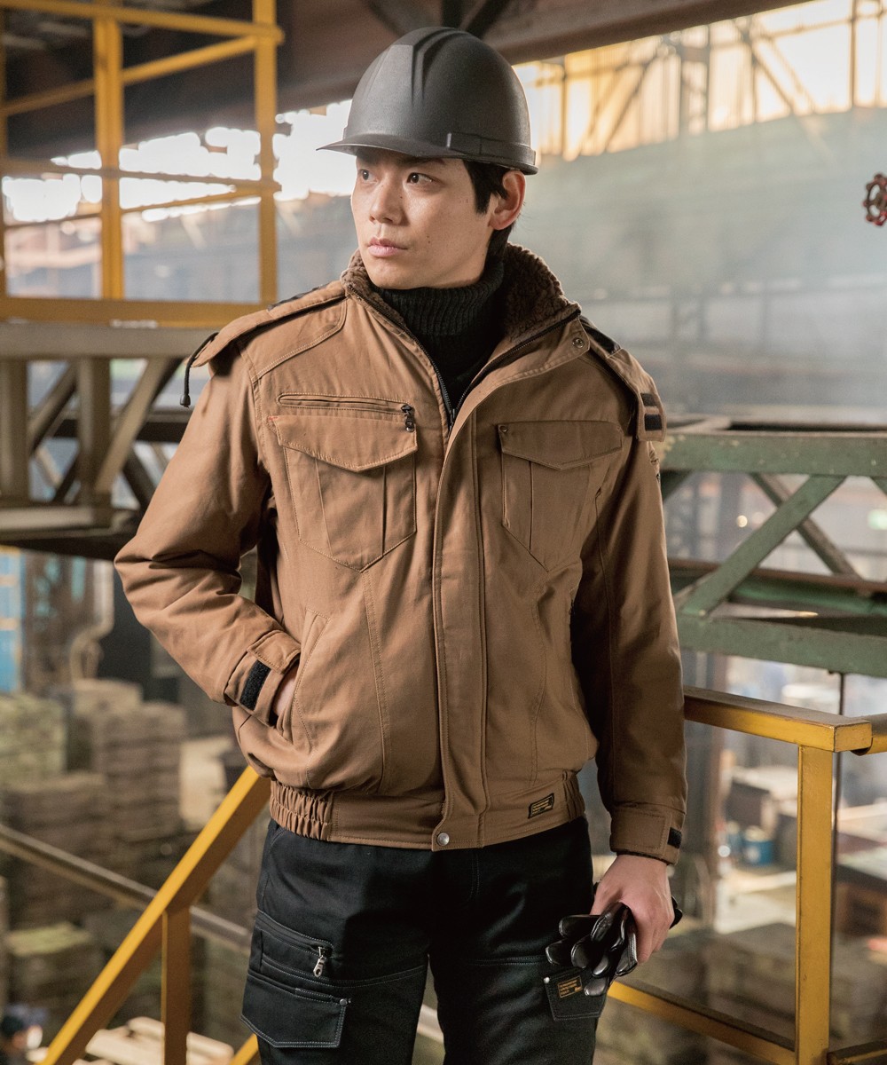 ジーベック 防寒服 作業着 秋冬 作業服 中綿 ブルゾン 脱着式 ジーベック 防寒服 作業着 秋冬 作業服 中綿 ブルゾン 脱着式