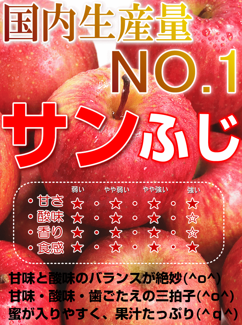 a... Aomori apple 3kg with translation / home use sun .. cool flight free shipping Aomori apple 3 kilo box * sun .. house translation 3kg box 
