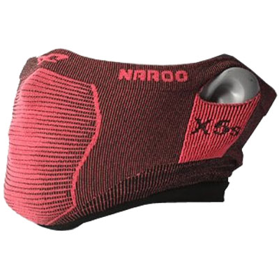 na Roo X5s тонкий Fit черный / красный маска для лица выгоревший на солнце участок предотвращение UV cut PM2.5 поллиноз меры маска 