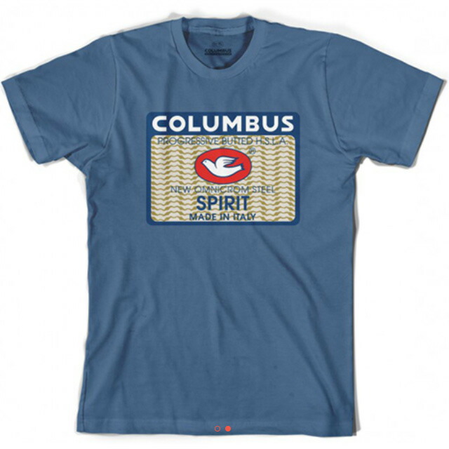 chineliCOLUMBUS SPIRIT T-SHIRT steel голубой 