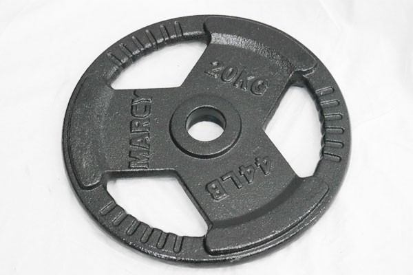 3 дыра Olympic железный гантель plate 20kg×2 шт 1set 50mm вал 