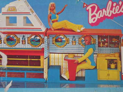  Vintage Barbie( Barbie ) DREAM лодка ~Chris Craft~ Style круиз R Ship Over 4 Feet Long! (1