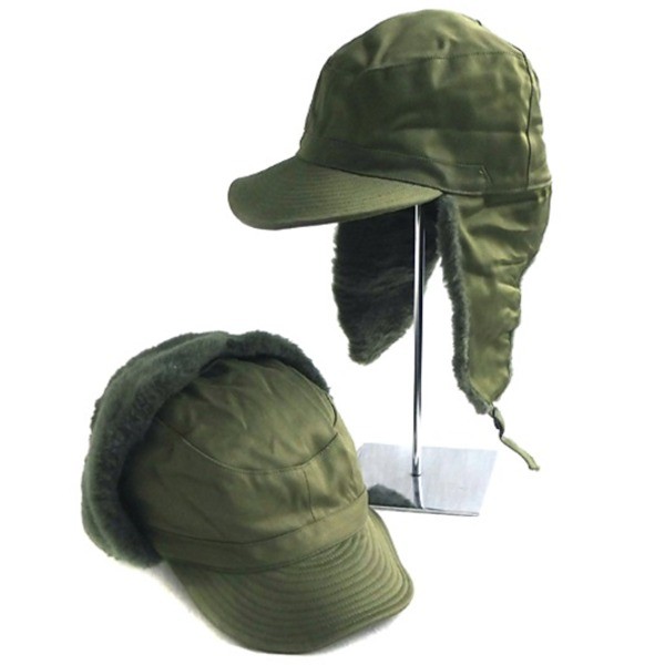  Sweden army discharge Pilot winter reverse side boa cap unused dead stock 57cm