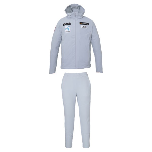 Phoenix PHENIX Alpen Cross Country ski training window jacket / pants top and bottom set silver 2(SI2) 2019-2020 model PL912WT01/PL912WP01