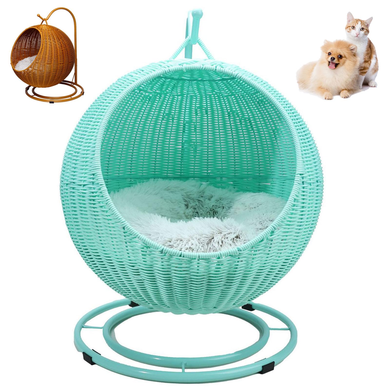  кошка. колебание гамак, стоит кошка. bed, кошка поэтому. ручная работа. . умение. кошка. корзина. bed а также сильно, выносливость. .. металлический . рама а также удален возможный подушка 