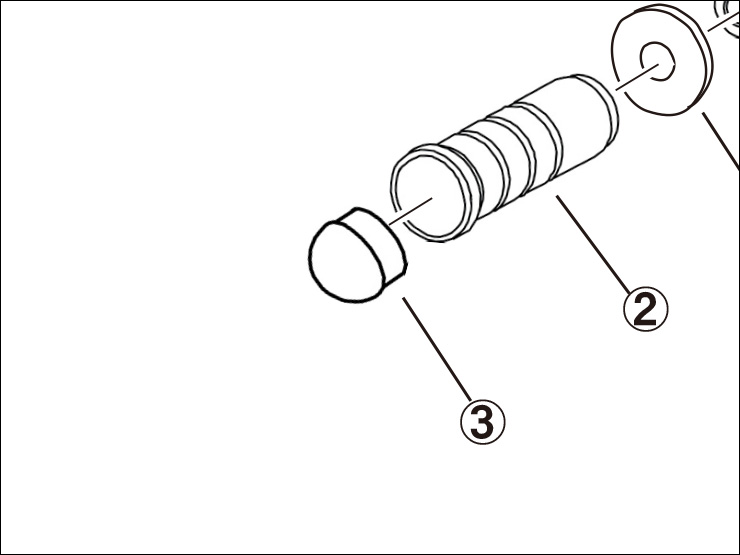 [ гонки специальный ] 3.STEP BAR END CAP задняя подножка комплект ремонт детали мотоцикл 