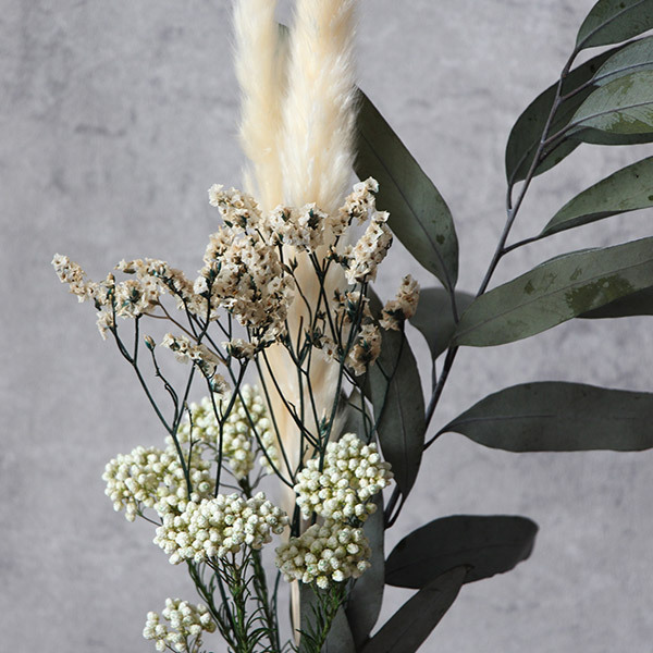 [ Point 5 times middle 6/11 9:59 till ] dry flower material for flower arrangement the same day shipping Aska Mix bouquet white green dry flower swag bouquet dry flower bouquet 