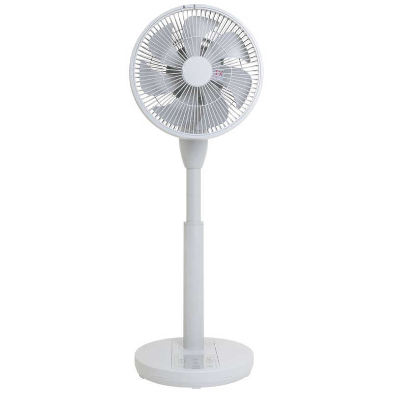 山善 23cm DC ミニリビング扇風機 RLX-MP023-H ライトグレー 扇風機本体の商品画像