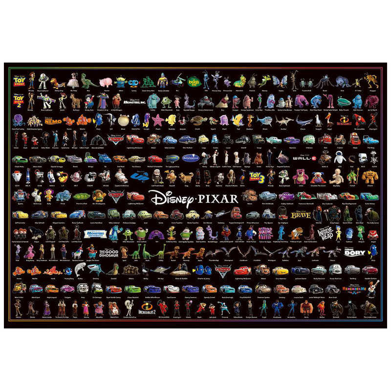 テンヨー ジグソーパズル ディズニー ピクサー キャラクターコレクション 1000ピース 51x73.5cm D-1000-036 ジグソーパズルの商品画像