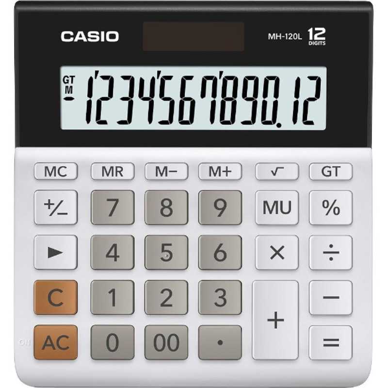  Casio CASIO стандартный калькулятор (12 колонка ) MH-120L